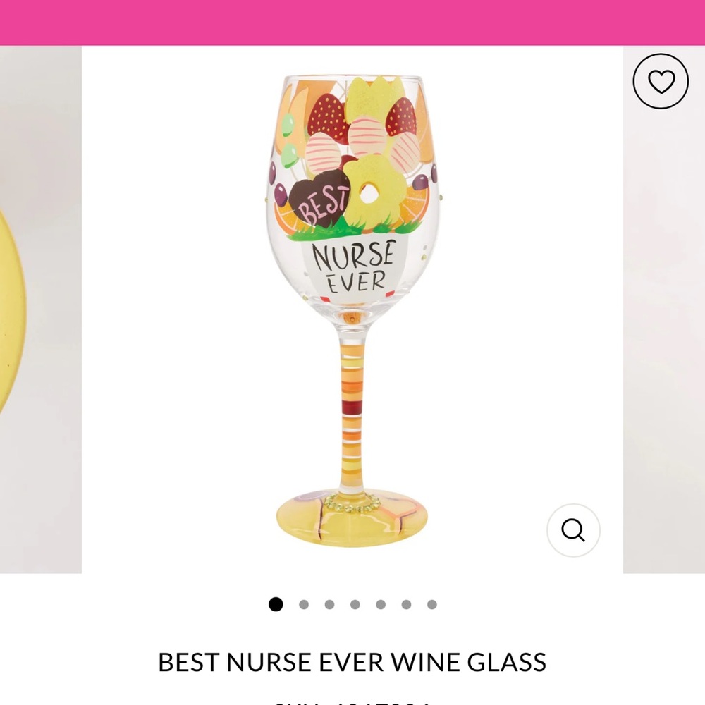 Best Nurse Ever Wine Glass